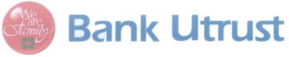 Mẫu nhãn hiệu Bank Utrust We are family