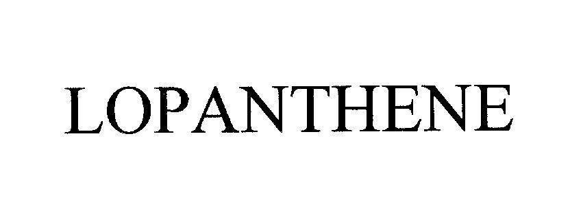 Mẫu nhãn hiệu LOPANTHENE