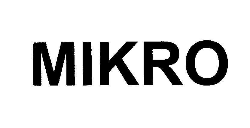 Mẫu nhãn hiệu MIKRO