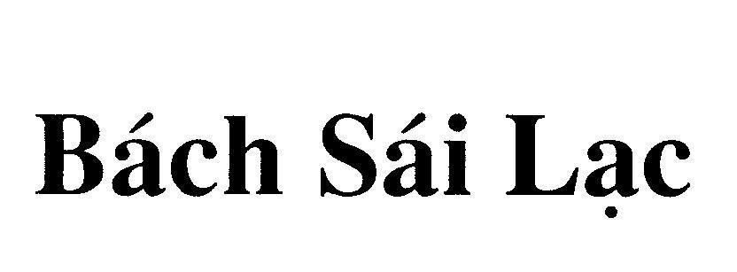 Mẫu nhãn hiệu Bách Sái Lạc