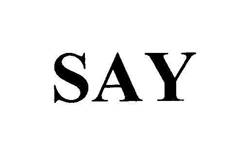 Mẫu nhãn hiệu SAY