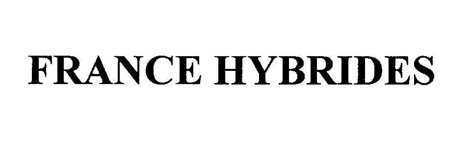 Mẫu nhãn hiệu FRANCE HYBRIDES