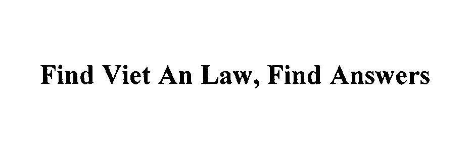 Mẫu nhãn hiệu Find Viet An Law, Find Answers