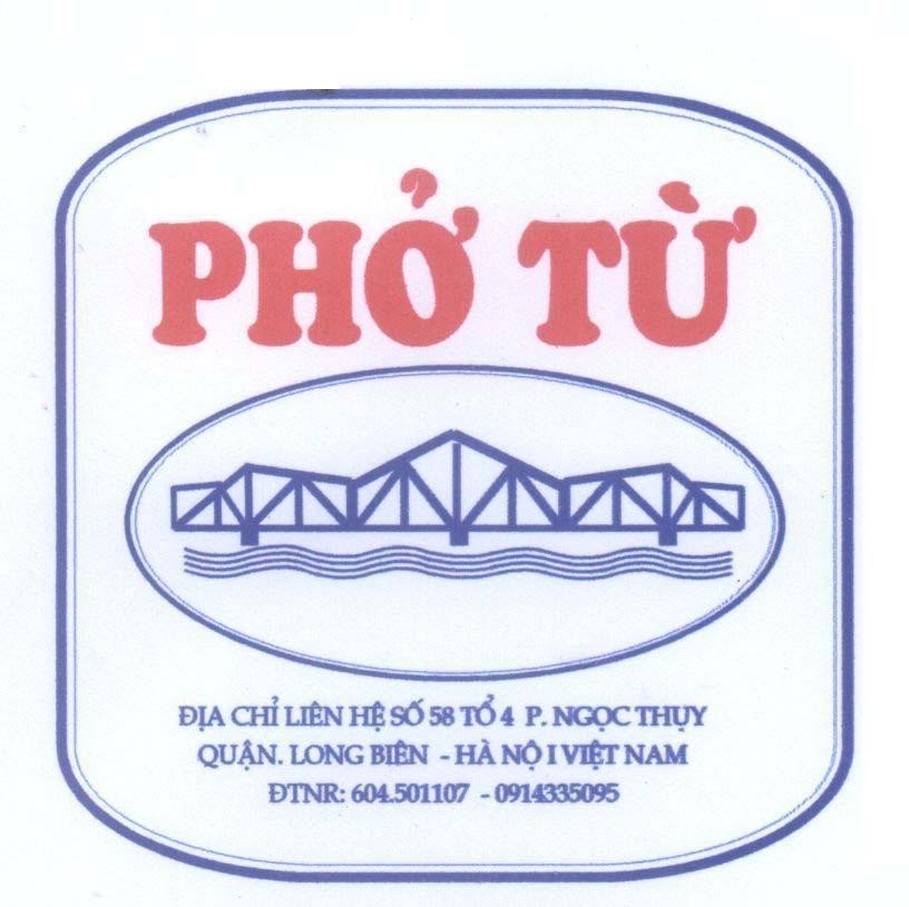 Mẫu nhãn hiệu Phở Từ...
