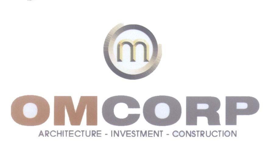 Mẫu nhãn hiệu O m OMCORP ARCHITECTURE - INVESTMENT - CONSTRUCTION