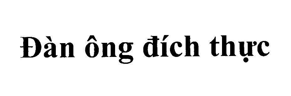 Mẫu nhãn hiệu Đàn ông đích thực