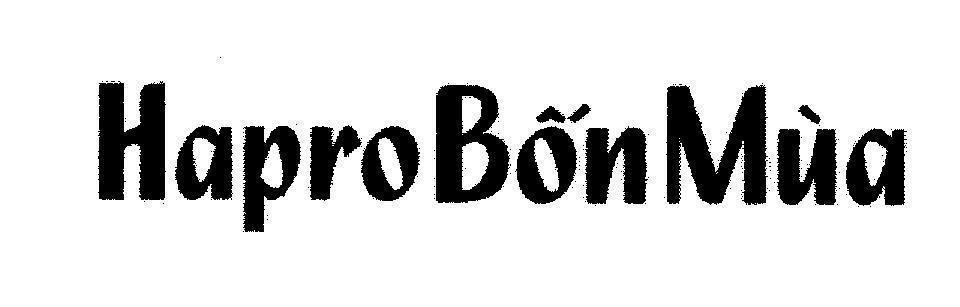 Mẫu nhãn hiệu Hapro Bốn Mùa