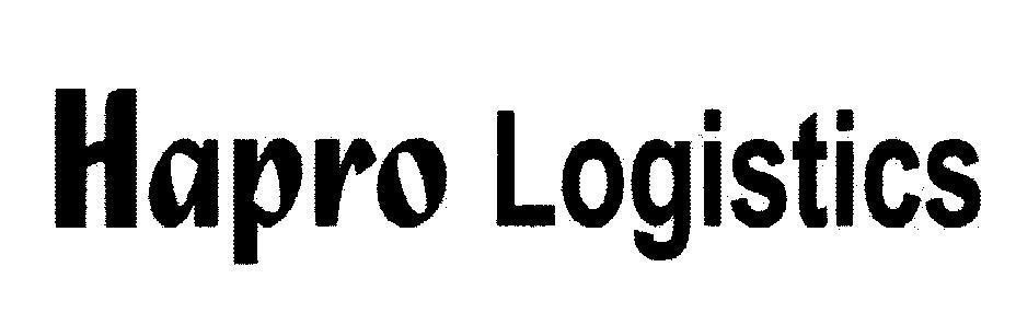 Mẫu nhãn hiệu Hapro Logistics