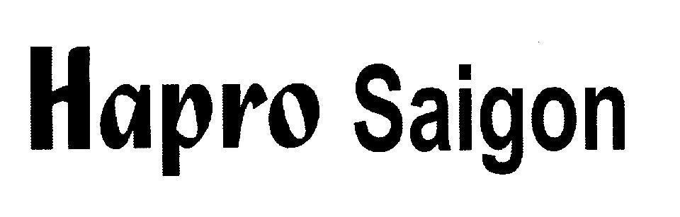 Mẫu nhãn hiệu Hapro Saigon