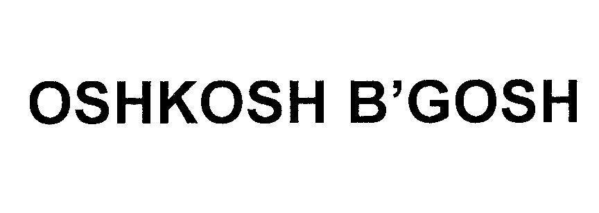 Mẫu nhãn hiệu OSHKOSH B'GOSH