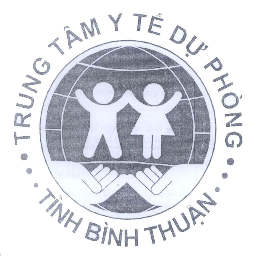 Mẫu nhãn hiệu Trung Tâm y Tế Dự Phòng Tỉnh Bình Thuận