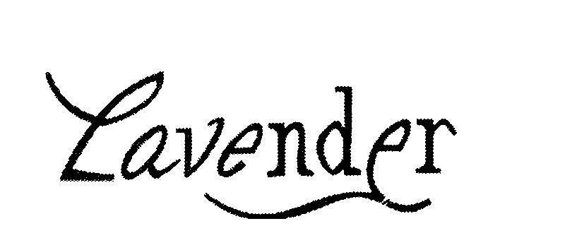 Mẫu nhãn hiệu Lavender