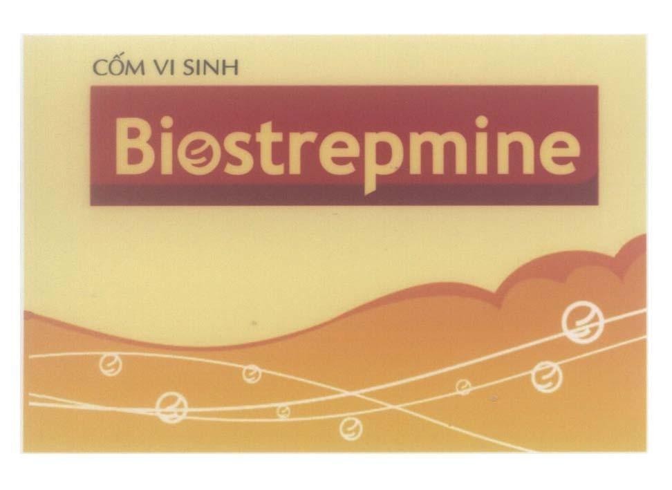 Mẫu nhãn hiệu Biostrepmine Cốm Vi Sinh