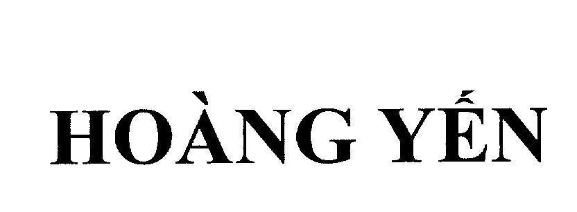 Mẫu nhãn hiệu Hoàng Yến