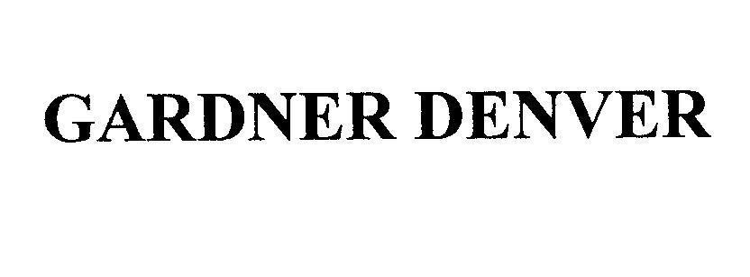 Mẫu nhãn hiệu GARDNER DENVER