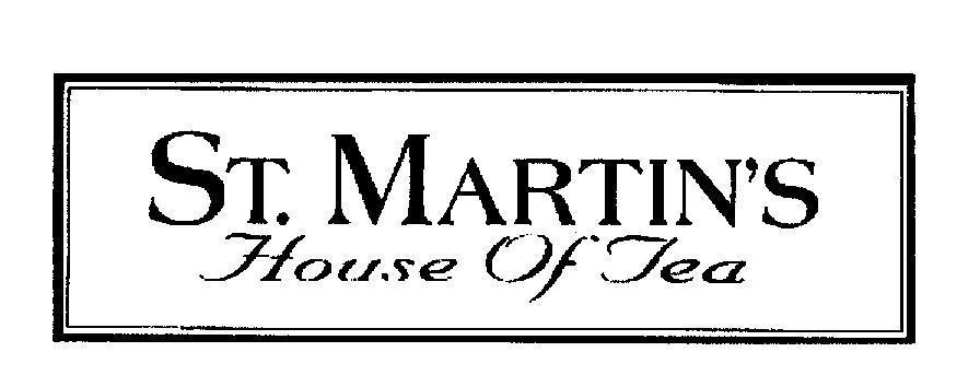 Mẫu nhãn hiệu ST. MARTIN'S House Of Tea