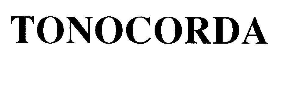Mẫu nhãn hiệu TONOCORDA