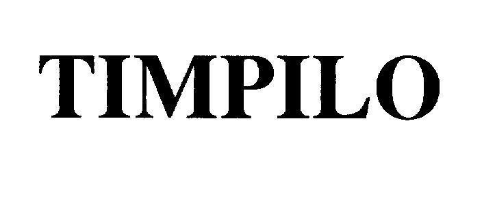 Mẫu nhãn hiệu TIMPILO