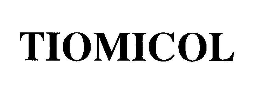 Mẫu nhãn hiệu TIOMICOL