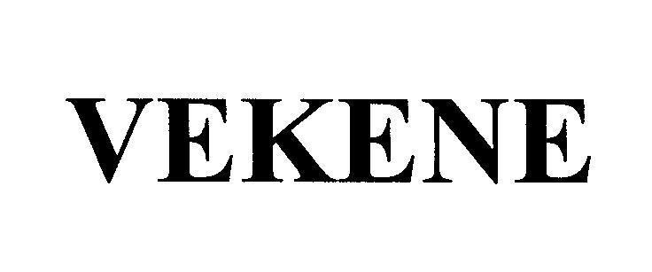 Mẫu nhãn hiệu VEKENE