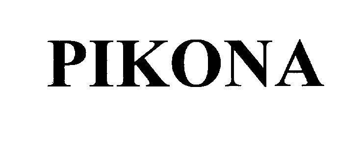 Mẫu nhãn hiệu PIKONA