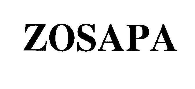Mẫu nhãn hiệu ZOSAPA