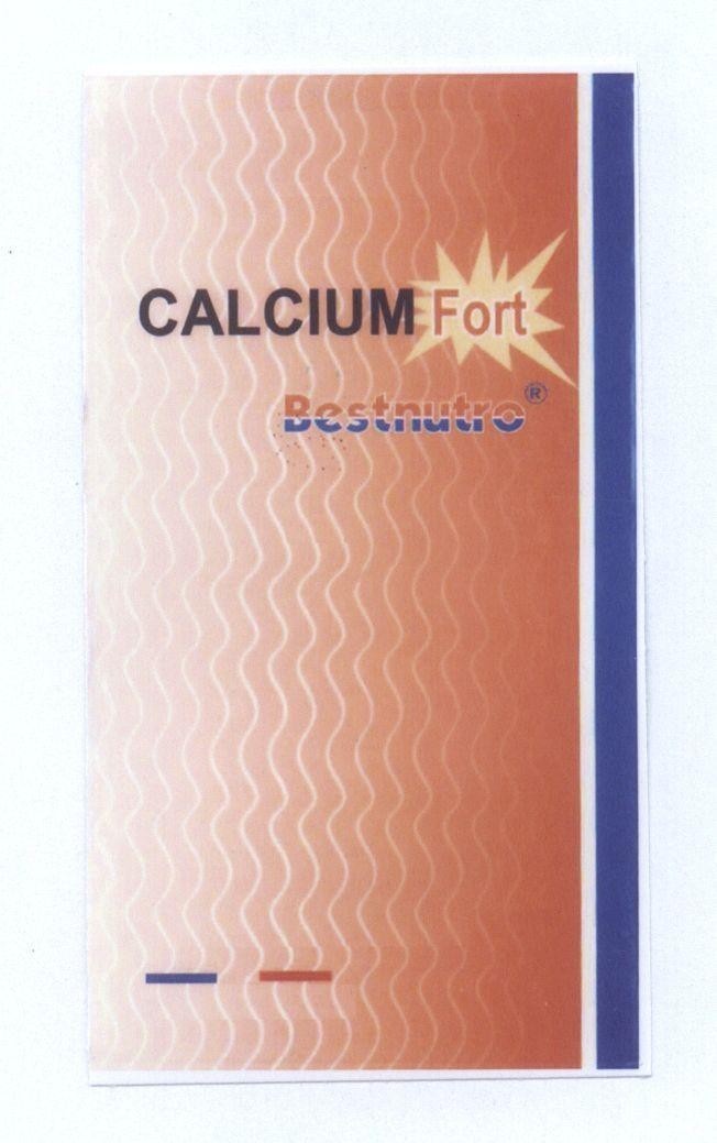 Mẫu nhãn hiệu CALCIUM Fort Bestnutro