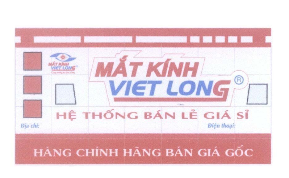 Mẫu nhãn hiệu Mắt Kính VIET LONG Hệ Thống Bán Lẻ Giá Sỉ Cùng tương lai tươi sáng Hàng Chính Hãng Bán Gia Gốc