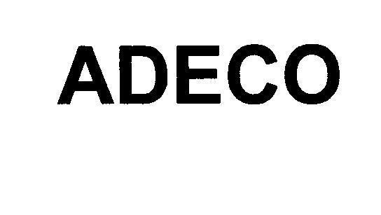 Mẫu nhãn hiệu ADECO