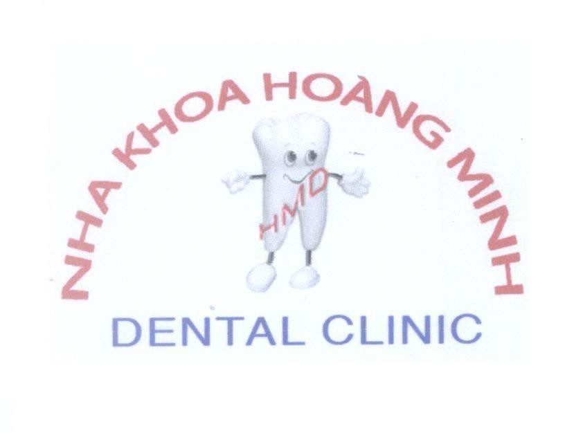 Mẫu nhãn hiệu NHA KHOA Hoàng Minh H M D HMD DENTAL CLINIC