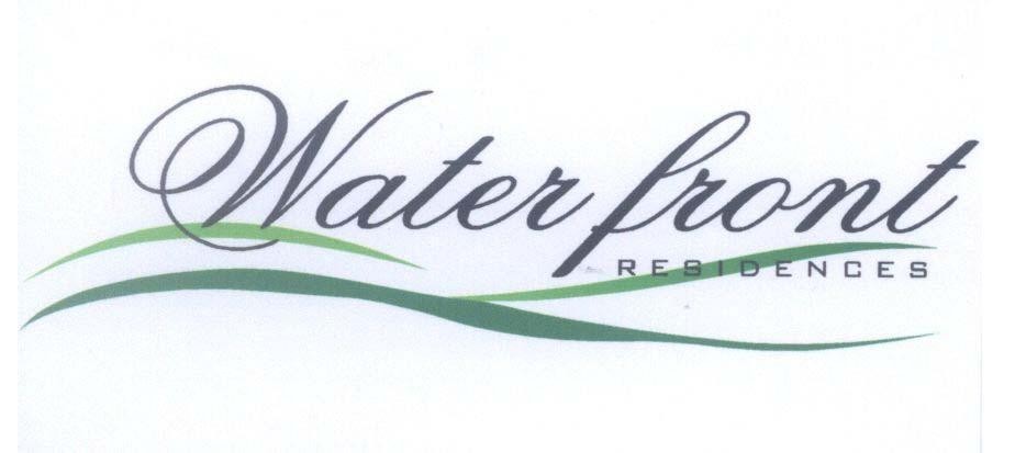Mẫu nhãn hiệu Water front RESIDENCES