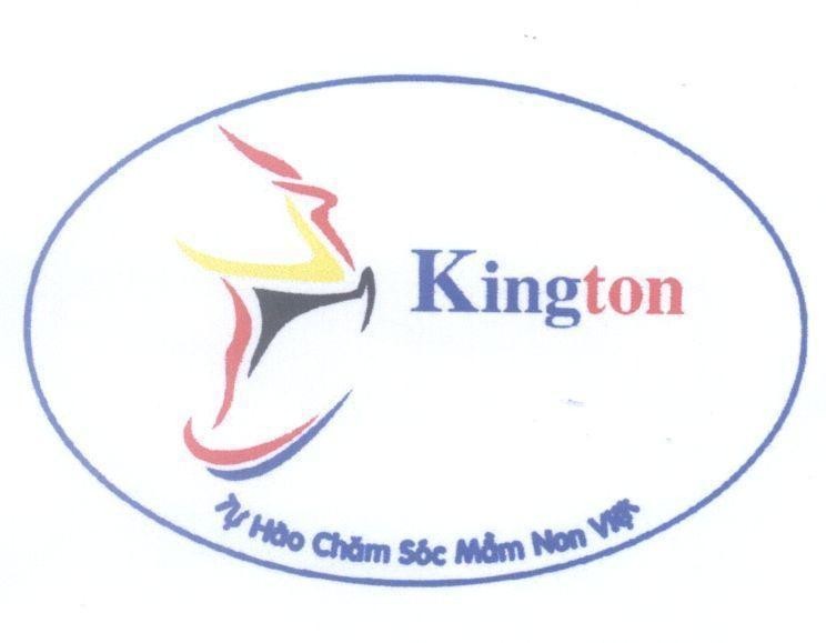 Mẫu nhãn hiệu Kington Tự Hào Chăm Sóc Mầm Non Việt