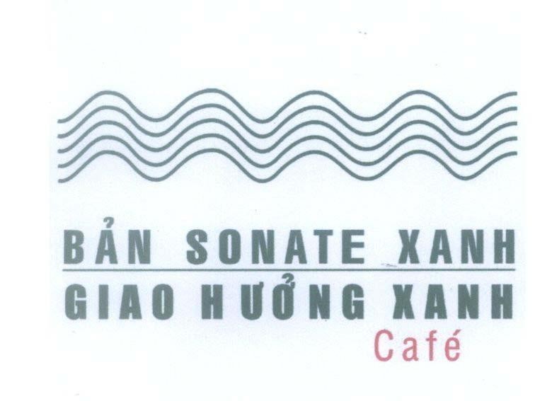 Mẫu nhãn hiệu Bản SONATE XANH Giao Hưởng Xanh Café