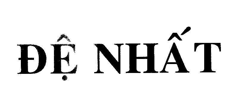 Mẫu nhãn hiệu Đệ Nhất