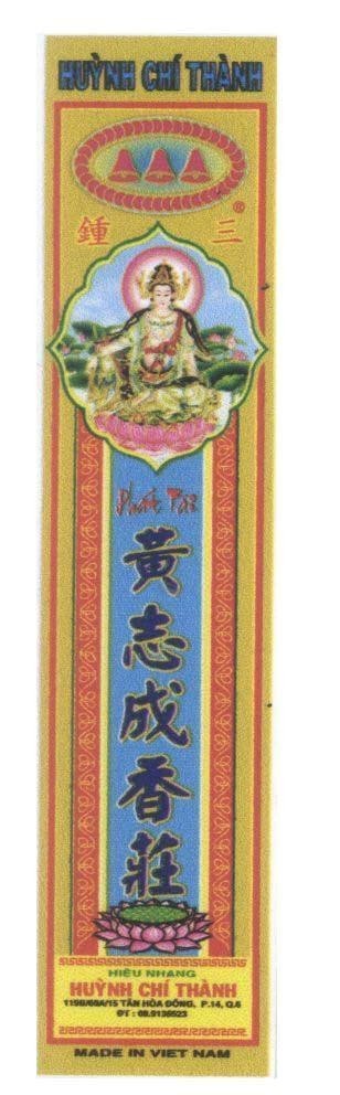 Mẫu nhãn hiệu Huỳnh Chí Thành Phát Tài Hiệu Nhang MADE IN VIET NAM