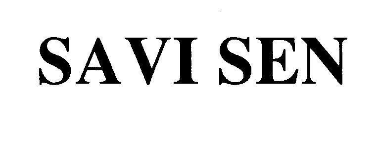 Mẫu nhãn hiệu SAVI SEN