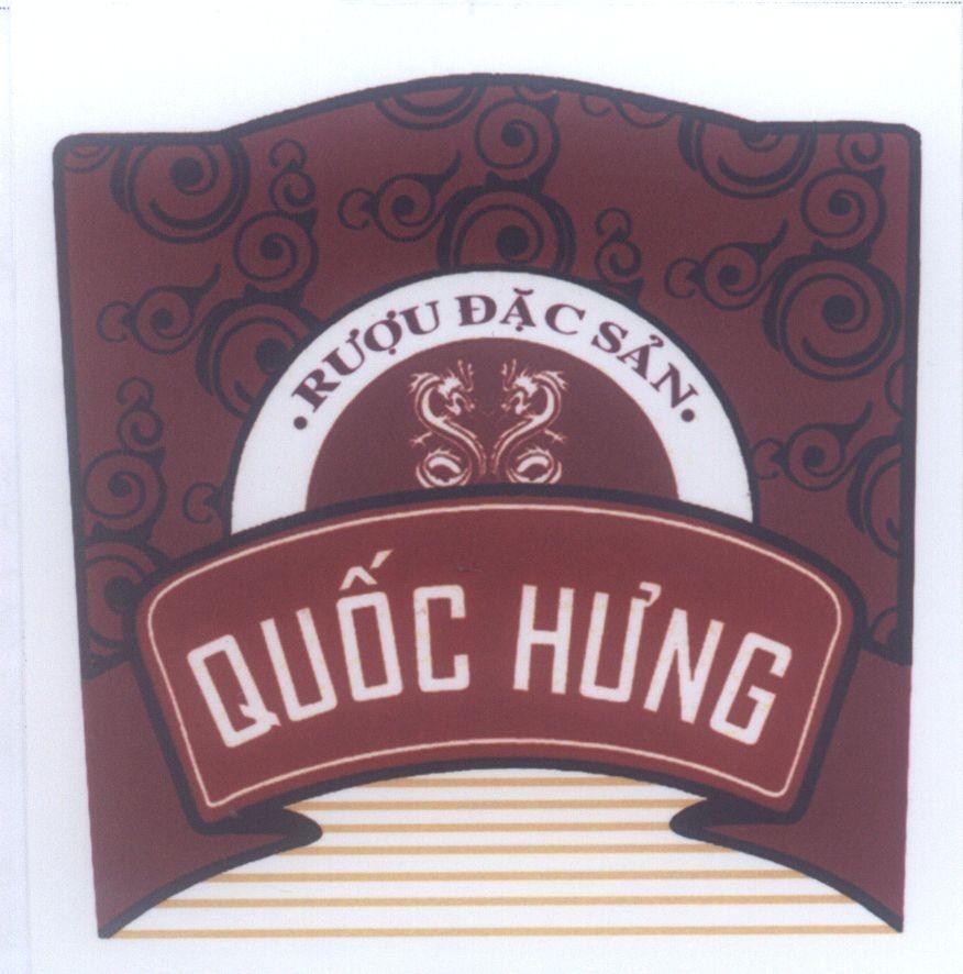 Mẫu nhãn hiệu Rượu Đặc Sản Quốc Hưng