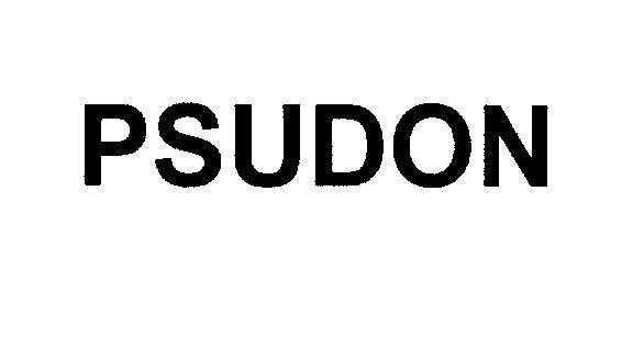Mẫu nhãn hiệu PSUDON