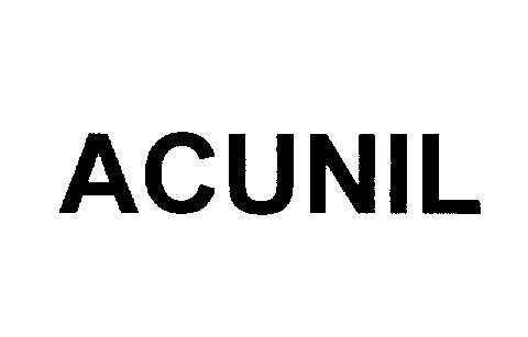 Mẫu nhãn hiệu ACUNIL