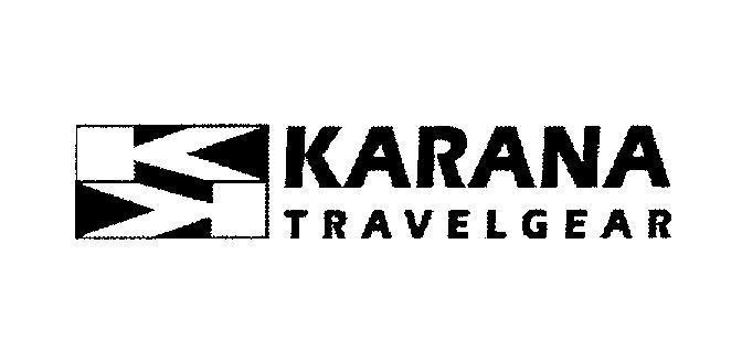Mẫu nhãn hiệu K KARANA TRAVELGEAR