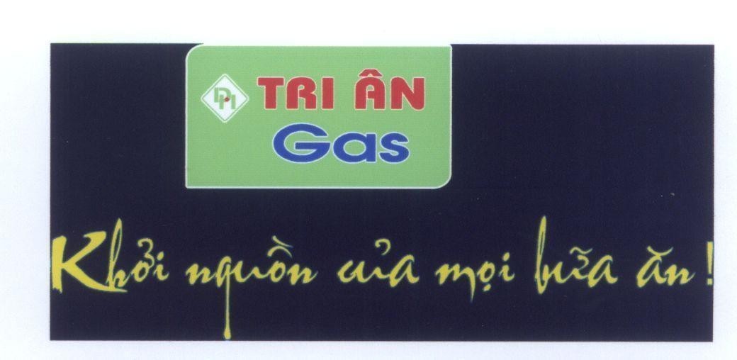 Mẫu nhãn hiệu TRI ÂN Gas D Khởi nguồn của mọi bữa ăn !