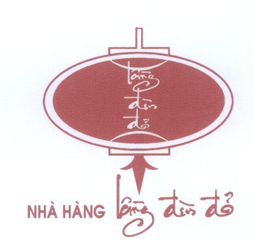 Mẫu nhãn hiệu Nhà Hàng Lồng Đèn Đỏ