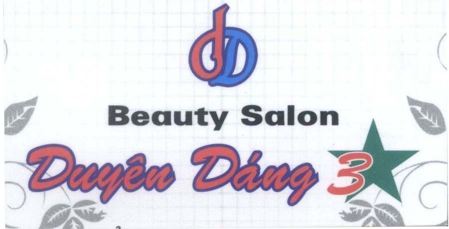 Mẫu nhãn hiệu DD Beauty Salon Duyên Dáng 3