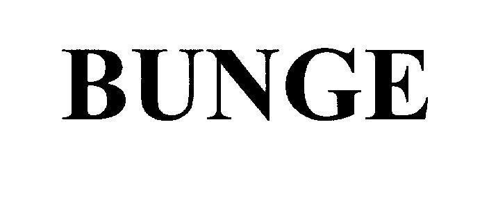 Mẫu nhãn hiệu BUNGE