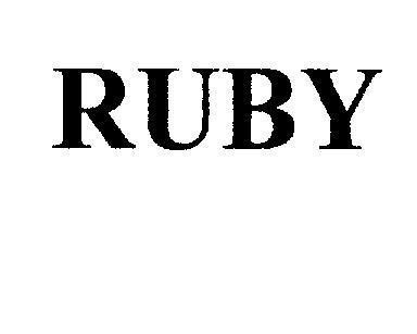 Mẫu nhãn hiệu RUBY