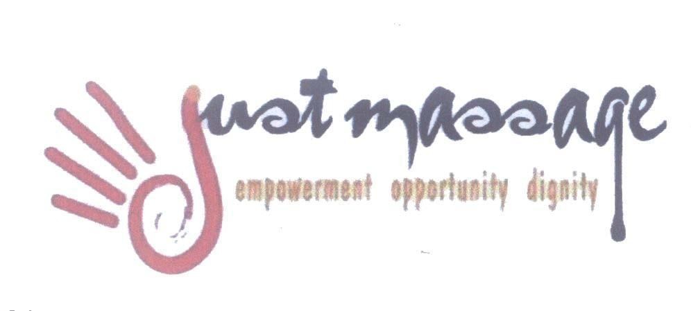 Mẫu nhãn hiệu J Just massage empowerment opportunity dignity