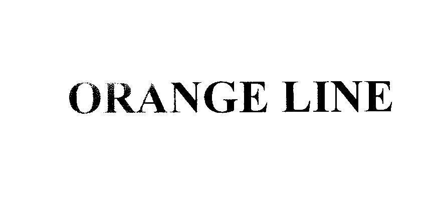 Mẫu nhãn hiệu ORANGE LINE