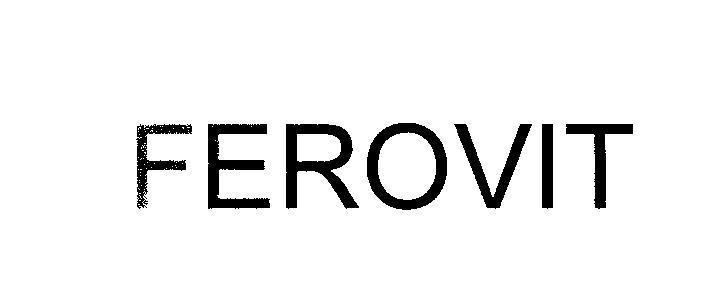 Mẫu nhãn hiệu FEROVIT
