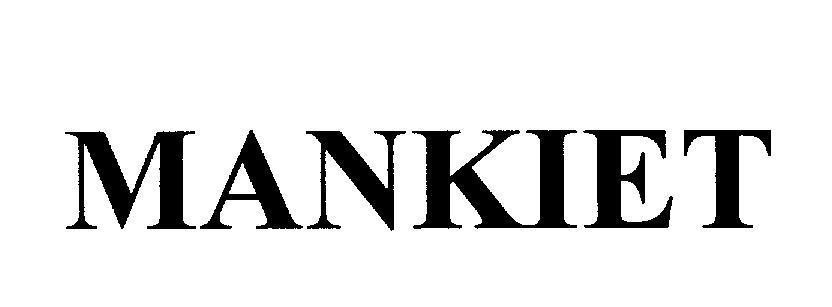 Mẫu nhãn hiệu MANKIET