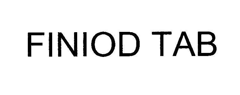 Mẫu nhãn hiệu FINIOD TAB
